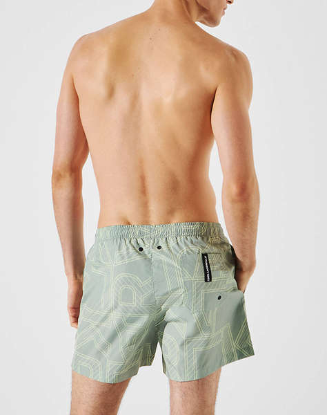 KARL LAGERFELD SEASONAL AOP SHORT BOARDSHORTS