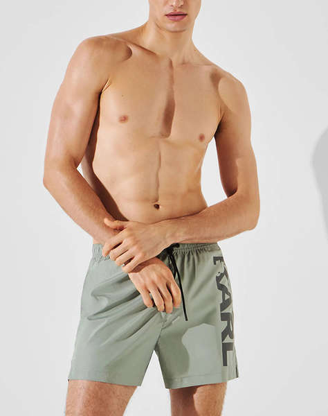 KARL LAGERFELD KARL LOGO SHORT BOARDSHORTS