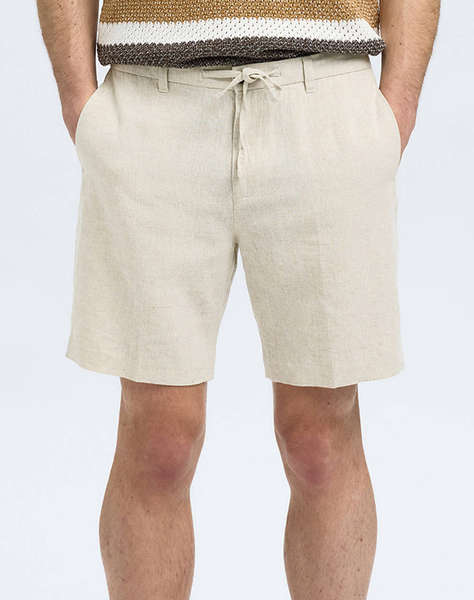SELECTED SLHREGULAR-LEROY LINEN BLD SHORTS NOOS