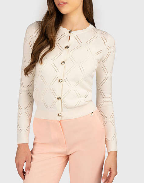 GUESS MARCIANO ANNA CARDI ALLOVER EMB M SWTR TRICOTAT DE DAMA