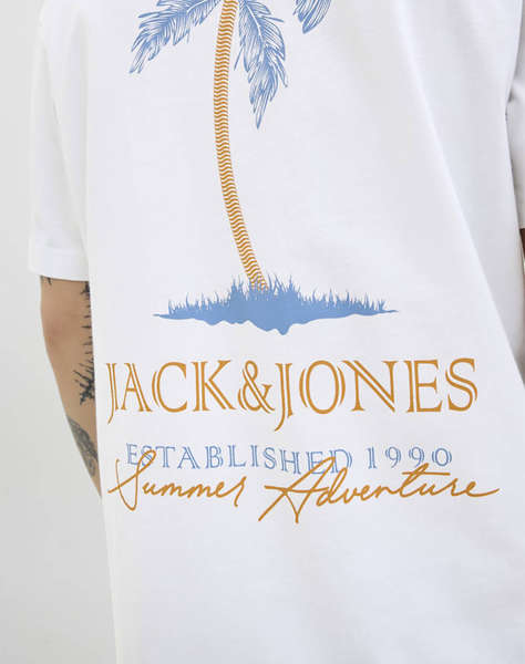 JACK&JONES JJSUMMER VIBES TEE SS CREW NECK LN
