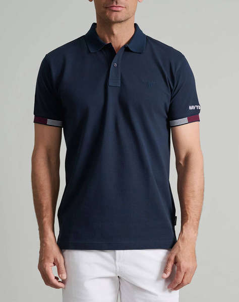 NAVY&GREEN BLUZA POLO, CUSTOM FIT