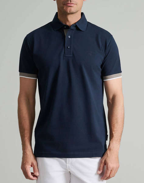 NAVY&GREEN BLUZA POLO, CUSTOM FIT