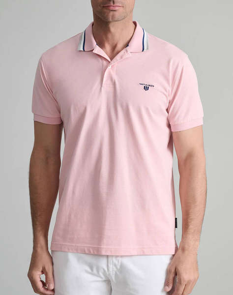 NAVY&GREEN BLUZA POLO, CUSTOM FIT