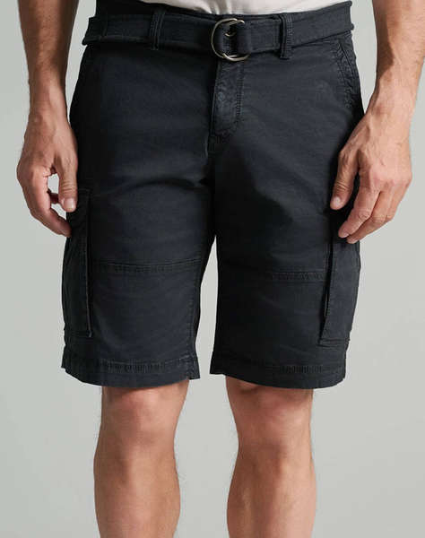NAVY&GREEN BERMUDE CARGO CU CUREA