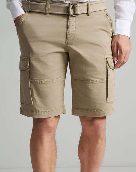 NAVY&GREEN BERMUDE CARGO CU CUREA