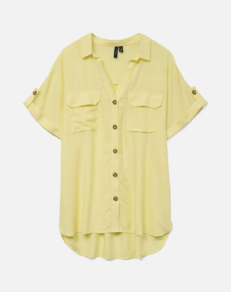 VERO MODA VMBUMPY S/S SHIRT WVN GA NOOS