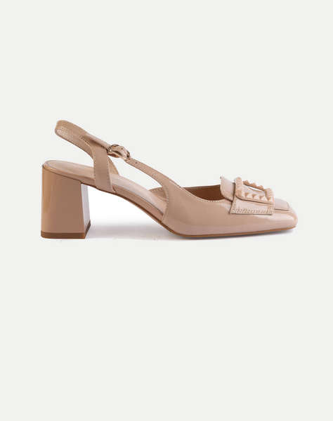 19V69 INCALTAMINTE DE DAMA MID.HEEL SLINGBACK PUMP PATENT LEA. V1969