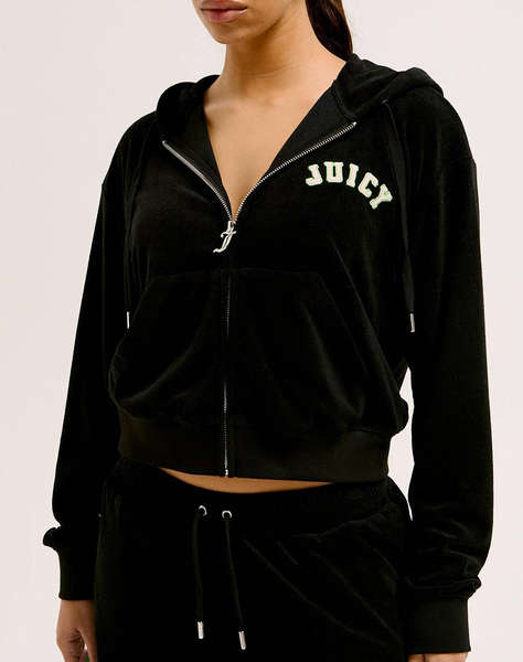 JUICY NALA COLLEGATE OVERSIZED CROPPED HOODIE