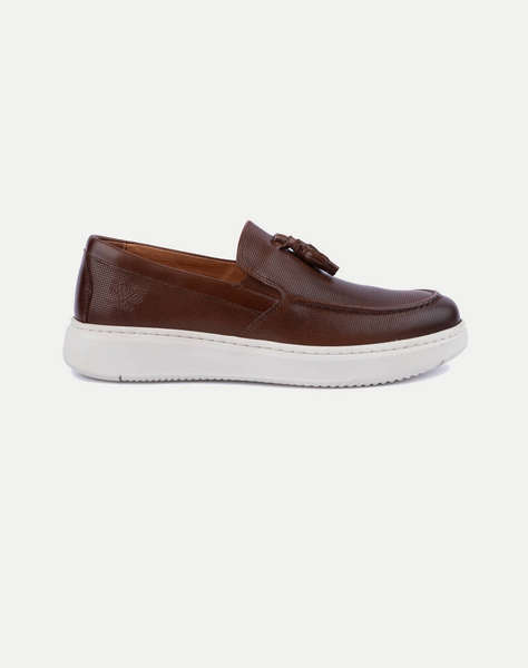 19V69 INCALTAMINTE DE BARBATI LOAFER WAXED LEA/EMBOSSED V1969