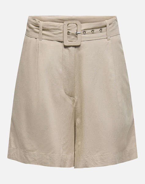 ONLY ONLJAKIRI LINEN BUCKLE SHORTS PTM