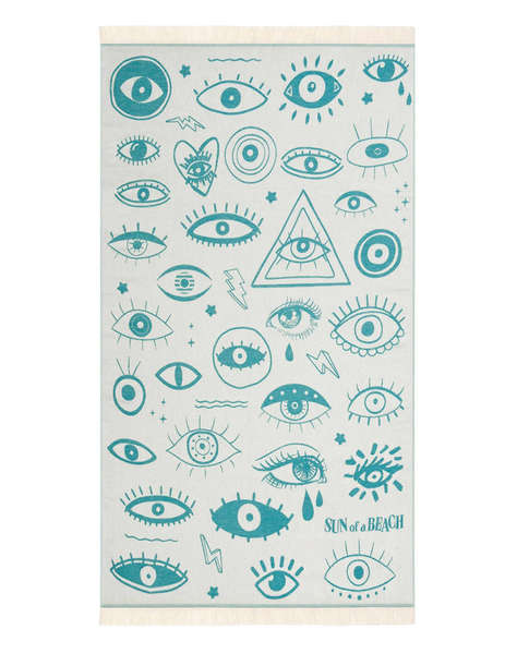 SUN OF A BEACH Feather Beach Towel (Dimensiuni: 95 x 160cm.)