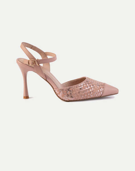 19V69 INCALTAMINTE DE DAMA HIGH HEEL SLINGBACK PUMP LEA. V1969