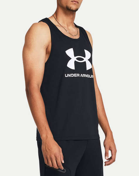 UNDER ARMOUR 1382883 UA SPORTSTYLE LOGO TANK T-SHIRT FARA MANECA UNDER ARMOUR