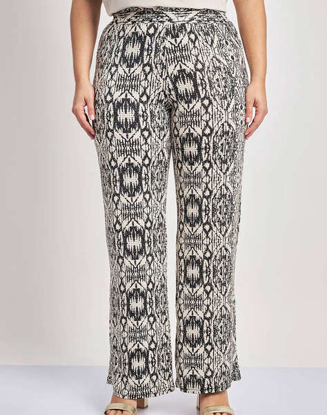 PARABITA Pantaloni cu imprimeu boho super jersey