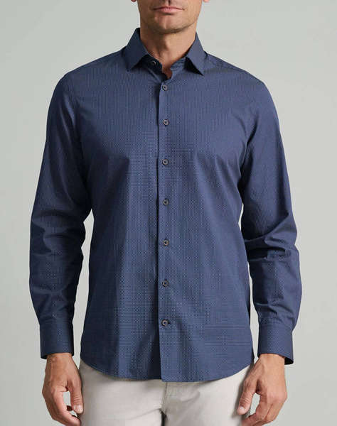 NAVY&GREEN CAMASA FIT LINE