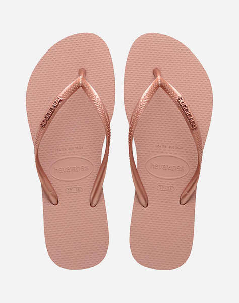 HAVAIANAS SLIM LOGO METALLIC PAPUCI