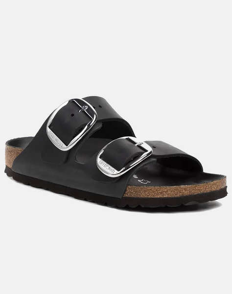 BIRKENSTOCK F25 LEATHER ARIZONA BIG BUCKLE LEOI BLACK HEX 35 - 43 NARROW CORE ESSENTIAL INCALTAMINTE DE DAMA