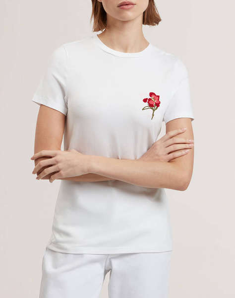 TED BAKER CARNELA Embroidered Logo Short Sleeve Tee