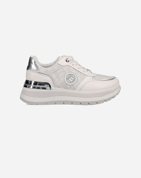 LAURA BIAGIOTTI 8917 INCALTAMINTE CASUAL LOGO CU SIRETURI WHITE