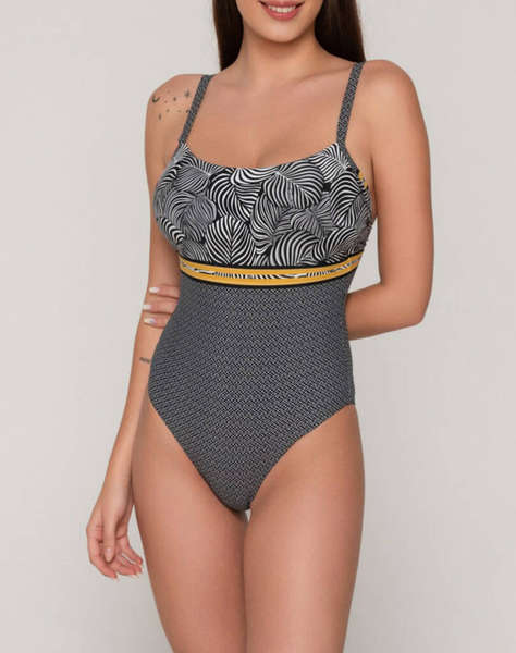 LUNA Zebra swimsuit with removable cup