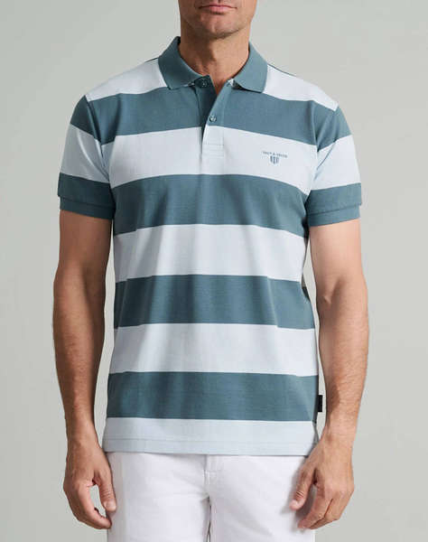 NAVY&GREEN BLUZA POLO, CU DUNGI, CUSTOM FIT