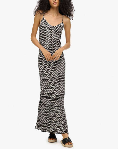 SUPERDRY D2 OVIN CAMI MAXI DRESS ROCHIE DE DAMA