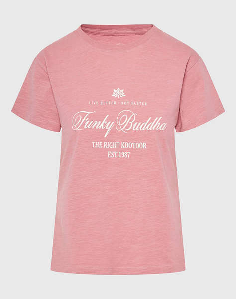 FUNKY BUDDHA Bluza De Dama Maneca Scurta Cu Imprimeu