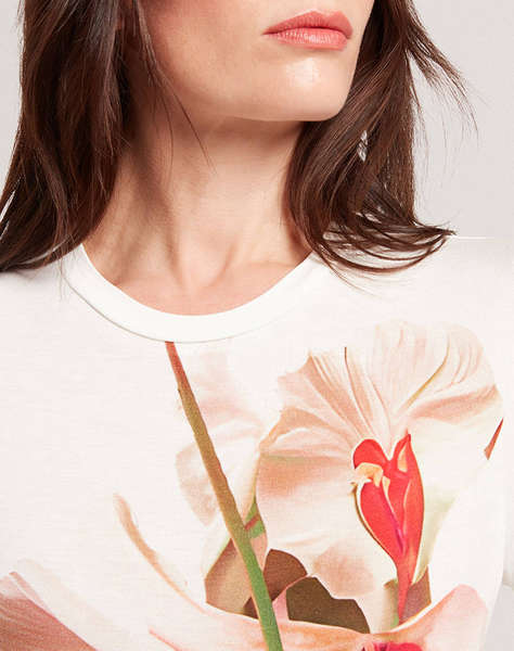 TED BAKER MEELIEE Printed Fitted Tee