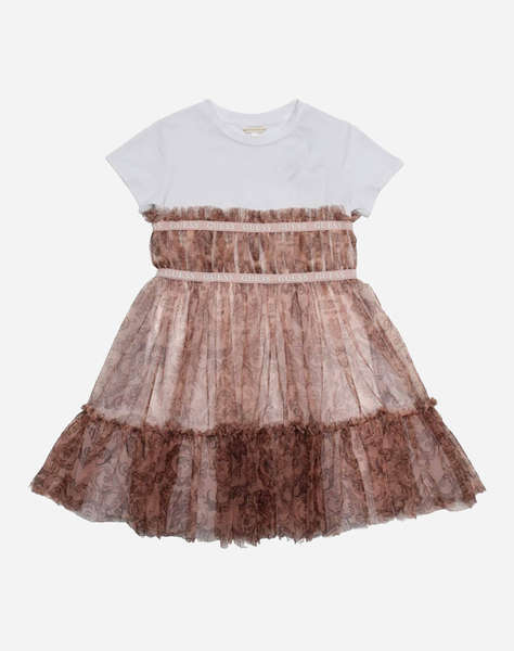 GUESS MIXED FABRIC SS DRESS ROCHIE DE COPII GIRL