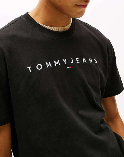 TOMMY JEANS TJM REG LINEAR LOGO TEE EXT