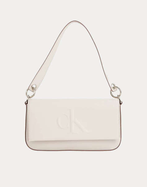 CALVIN KLEIN SCULPTED FLAP SHOULDER POUCH25 (Dimensiuni: 14 x 24.5 x 4cm.)