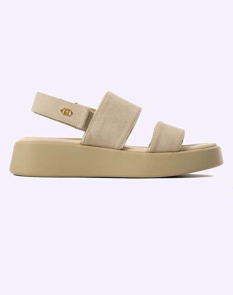 LIUJO DRESS_2 AMBER 01 - SANDAL COW SUEDE INCALTAMINE DE DAMA