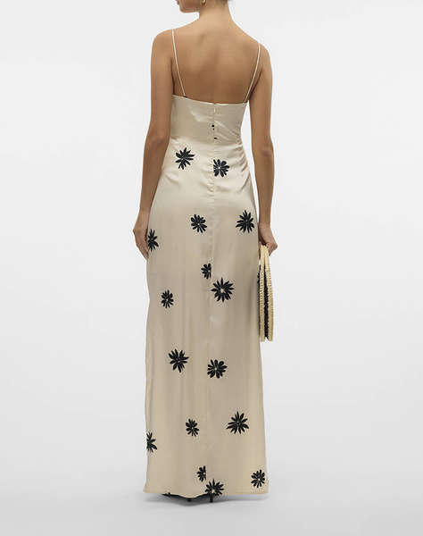 AWARE VMROE SL STRAP V-NECK LONG DRESS VMA