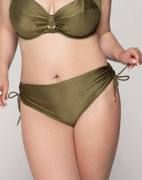 LUNA Gold ruched side bottom
