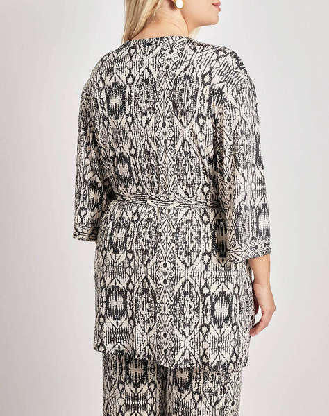 PARABITA Kimono cu imprimeu boho batik super jersey