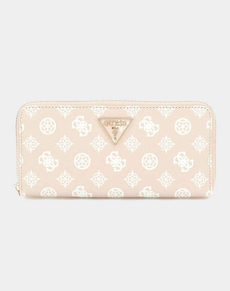 GUESS LAUREL SLG LARGE ZIP AROUND PORTOFEL DE DAMA (Dimensiuni: 21 x 10 x 2cm.)