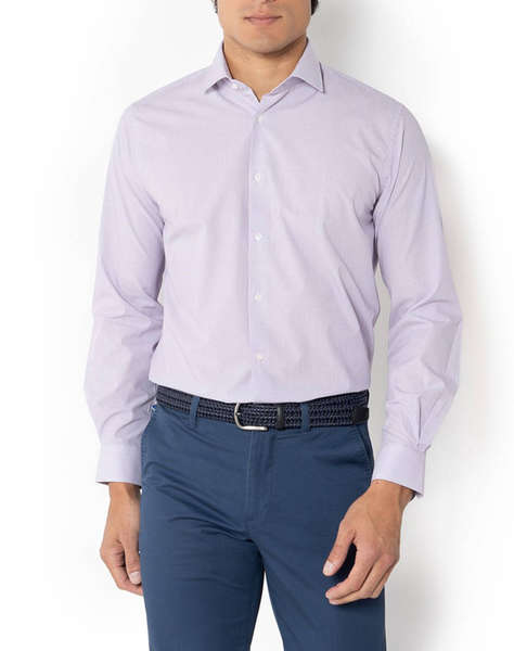 THE BOSTONIANS CAMASA CHESTER POPLIN CUSTOM FIT MiniCheck POPLIN Semi-rex Custom Fit