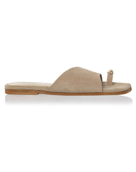 SANTE SH.25-417 SANTE FLAT SANDALE PIELE NABUC DECOR