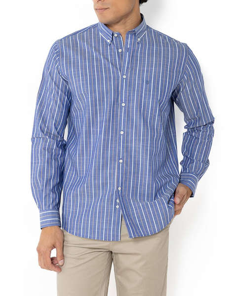 THE BOSTONIANS CAMASA ACORN REGULAR FIT Stripe SLUB Button-down Regular fit
