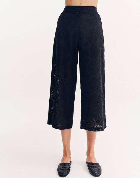FOREL Pantaloni culottes cu modele perforate
