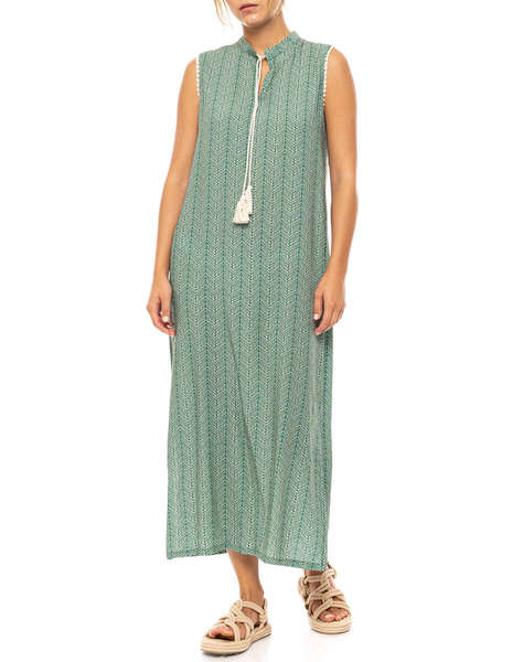 PINK LABEL BEACHWEAR LONG JUGLE GREEN