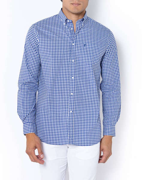 THE BOSTONIANS CAMASA MAVERICK REGULAR FIT MedCheck POPLIN Button-down Regular fit