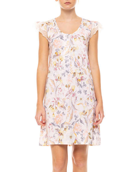 PINK LABEL NIGHTGOWN FLORAL ROSE