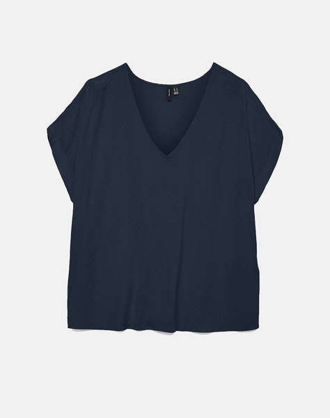 VERO MODA VMGABBI SS V-NECK TOP WVN GA