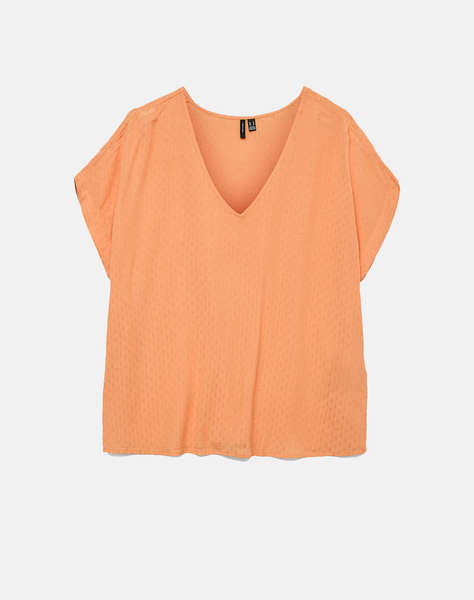 VERO MODA VMGABBI SS V-NECK TOP WVN GA