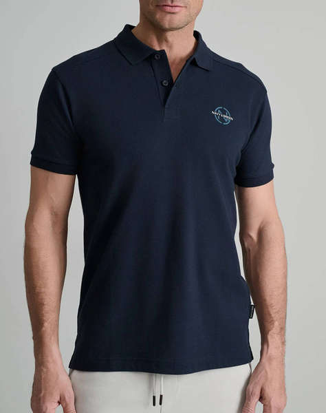 NAVY&GREEN BLUZA POLO