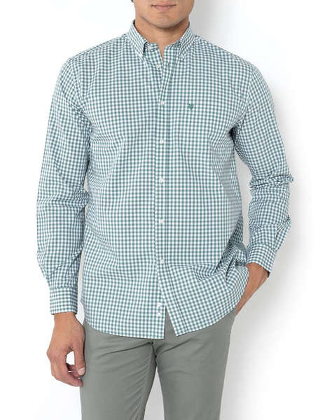 THE BOSTONIANS CAMASA MAVERICK REGULAR FIT MedCheck POPLIN Button-down Regular fit