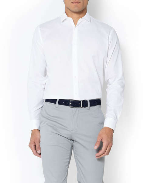 THE BOSTONIANS CAMASA ACORN CUSTOM FIT Stripe POPLIN Semi-rex Custom FIT