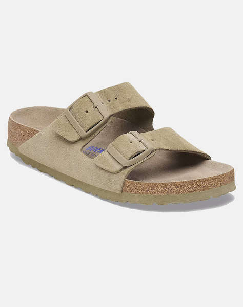 BIRKENSTOCK F25 LEATHER ARIZONA SFB LEVE FADED KHAKI 35 - 46 NARROW SEASONAL INCALTAMINTE UNISEX